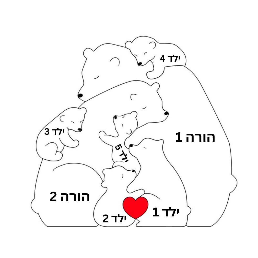 ™BearHug - מתנה מרגשת בעיצוב אישי